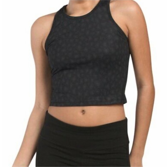 90 Degree By Reflex Tops - 90 degree by Reflex Leopard Print Crop Top Wonderlink